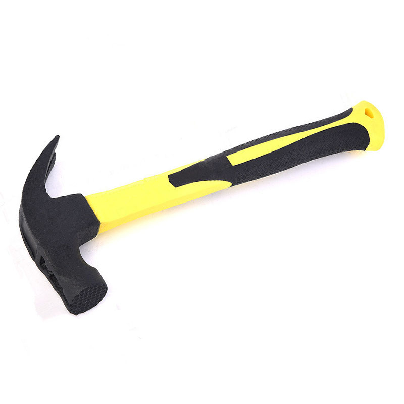 Magnetic Claw Hammer with Fiberglass Handle